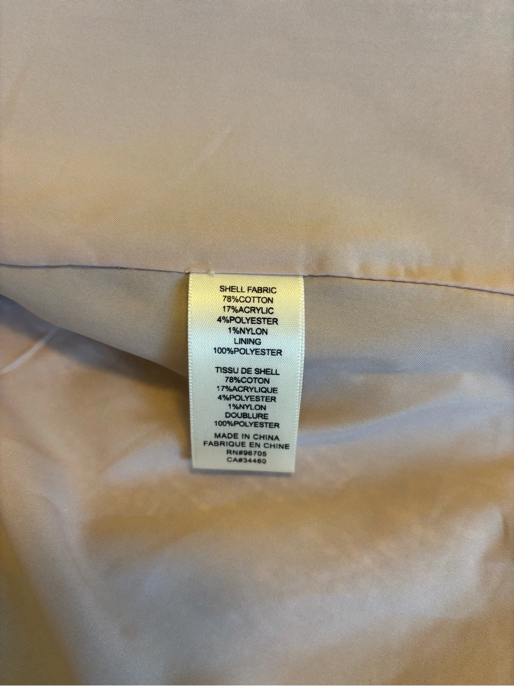 Rebecca Taylor Structured Navy and White Collarless Jacket